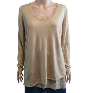 Soft Surroundings Sz M Songstress Layered 29503 Tunic Wool Alpaca